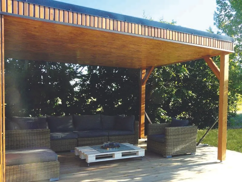 Abri jardin toit plat design – vignette de l'album