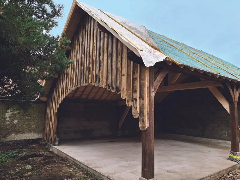 Préau bardage anse de panier – vignette de l'album